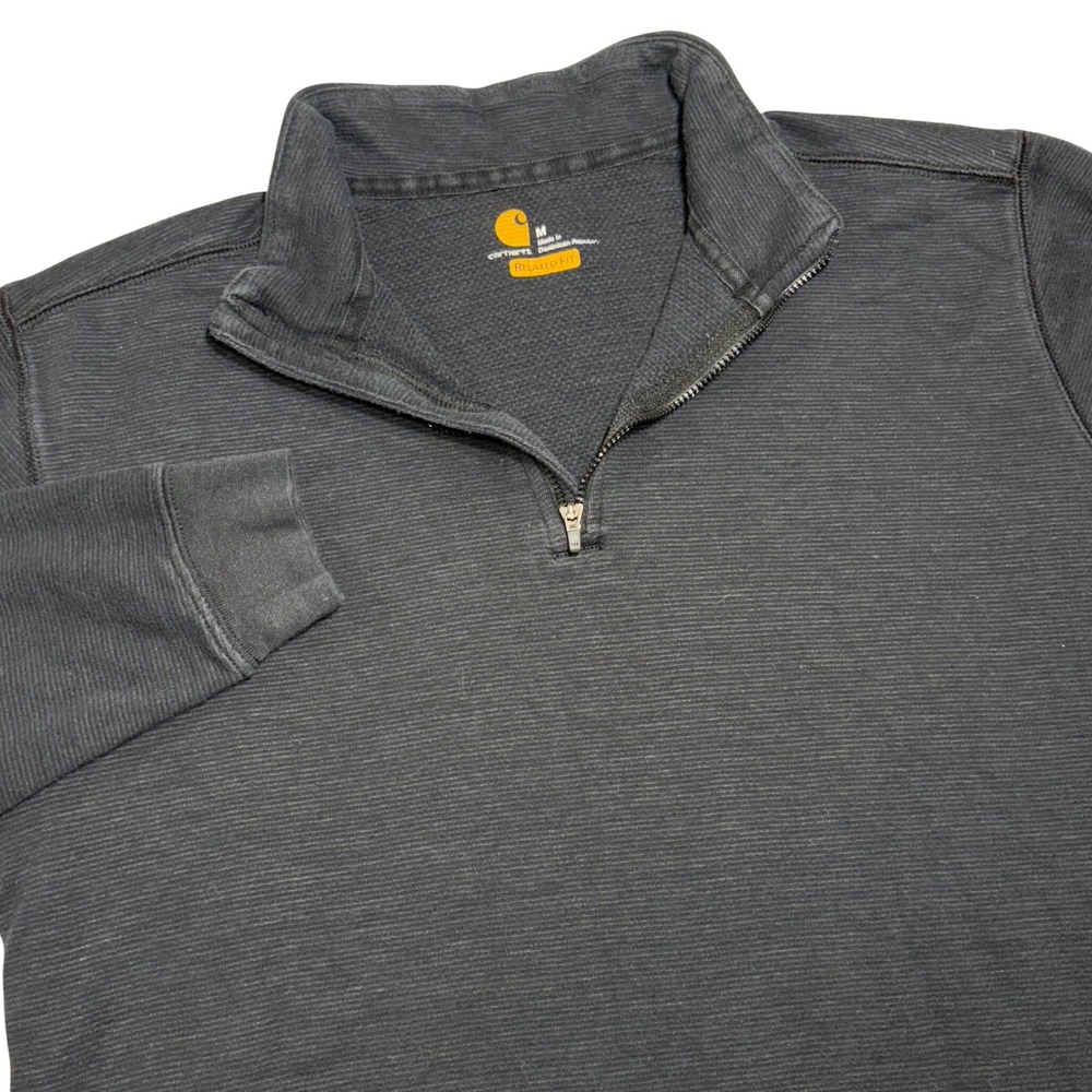 Carhartt Gray Quarter-Zip Sweatshirt